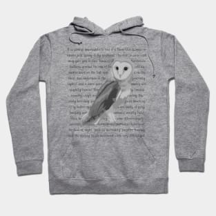 Barn Owl Information Hoodie